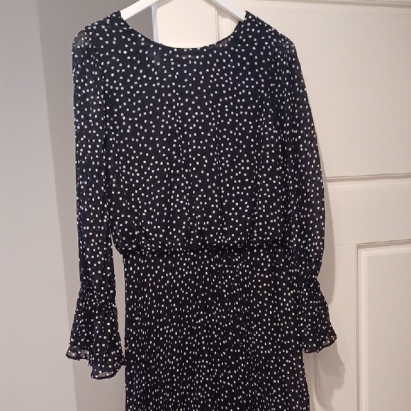 Emporio Armani Dress, Full Length, Full Sleeve, Polka Dot Organza - Picture 1 of 7